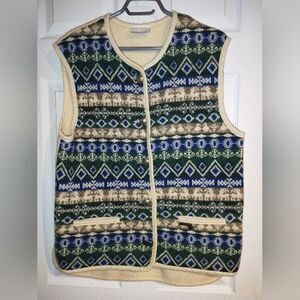 STAPF Patterned Men's Wool Vest